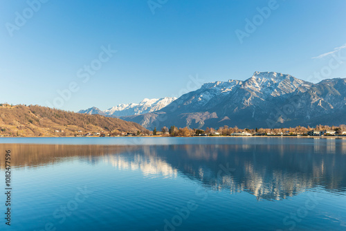 Obraz na płótnie Lake of Caldonazzo / Trentino w salonie