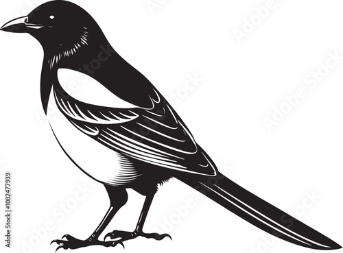 hispaniolan trogon bird vector illustration