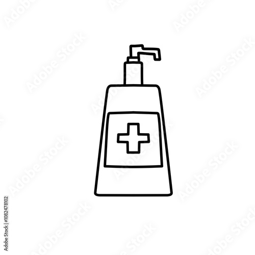 antiseptic bottle icon