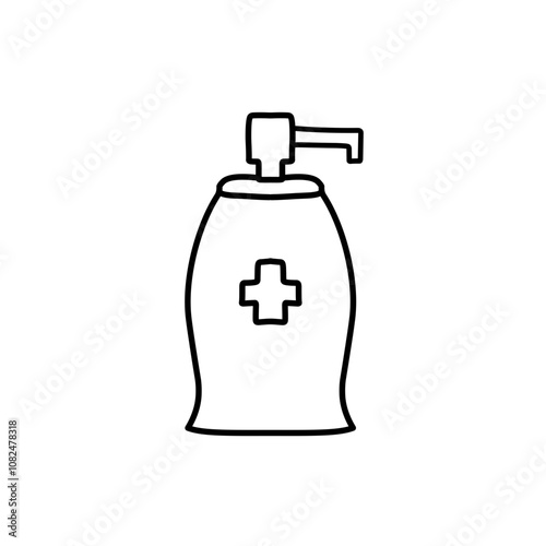 antiseptic bottle icon