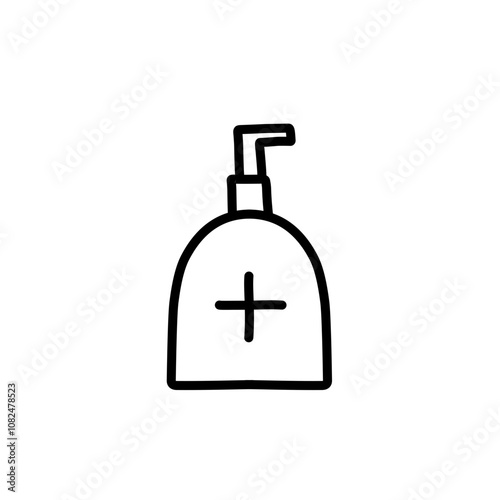 antiseptic bottle icon