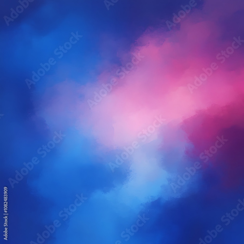 Ethereal Abstract Background with Swirls of Blue and Pink Colors Creating a Dreamlike Atmosphere Suitable for Various Creative Projects