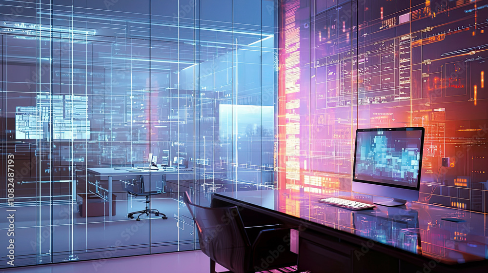 A high-tech lab where researchers are creating innovative ambient computing solutions for homes A high-tech lab where researchers are creating innovative ambient computing solutions for homes
