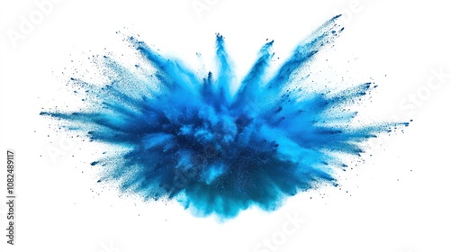 Blue Powder Explosion