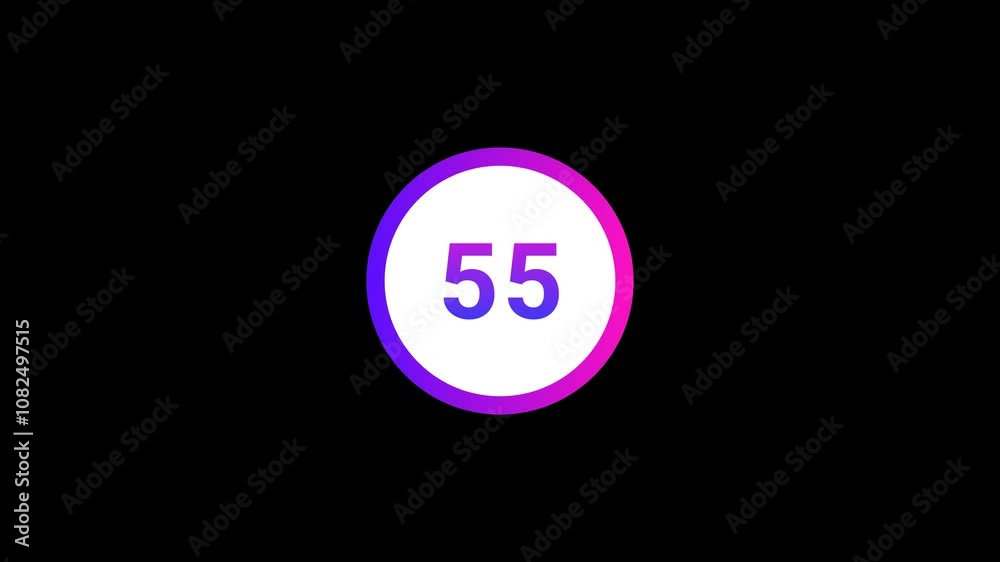 60 Second Countdown Animation 60 Second Countdown Animation