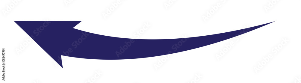 Black arrow icon isolated on white background.