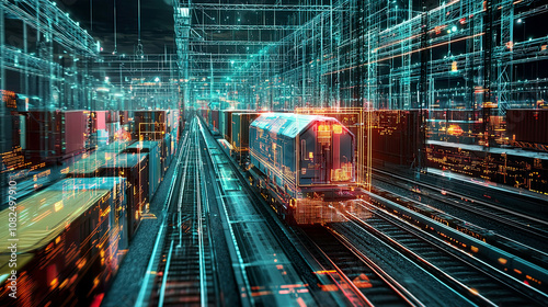 Visualization of ambient computing technologies optimizing logistics in supply chain management