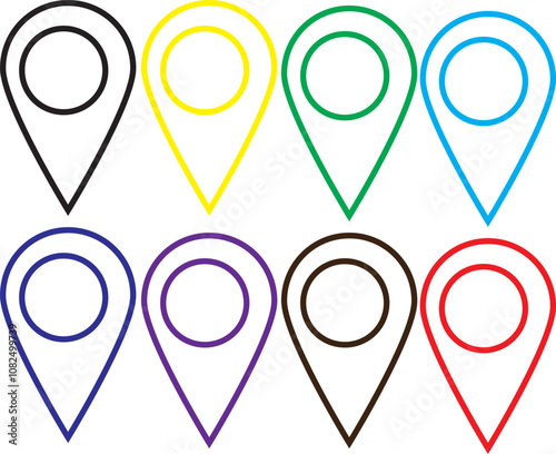 Free Download Location or map pin icon symbol. vector illustration - GFXLoad