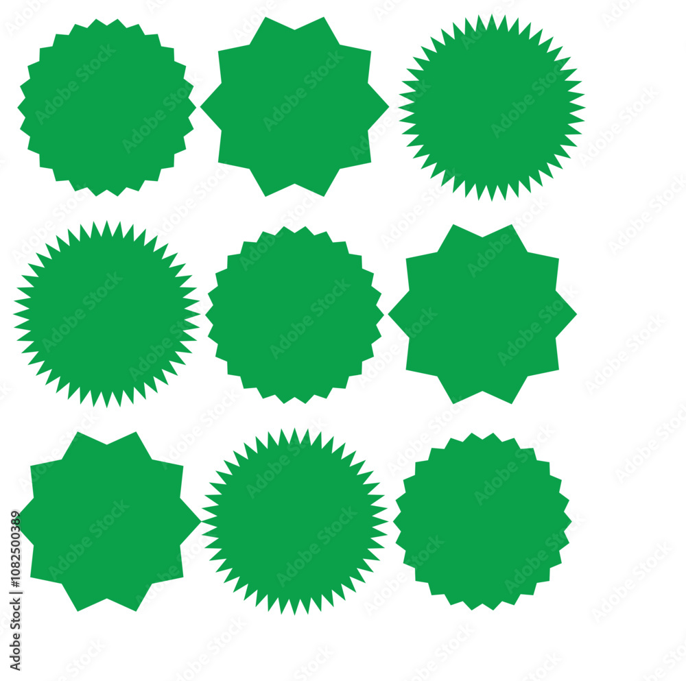 Set of black price sticker, sale or discount sticker, sunburst badges icon. Stars shape with different number of rays. Special offer price tag. Red starburst promotional badge set, shopping labels Set of black price sticker, sale or discount sticker, sunburst badges icon. Stars shape with different number of rays. Special offer price tag. Red starburst promotional badge set, shopping labels