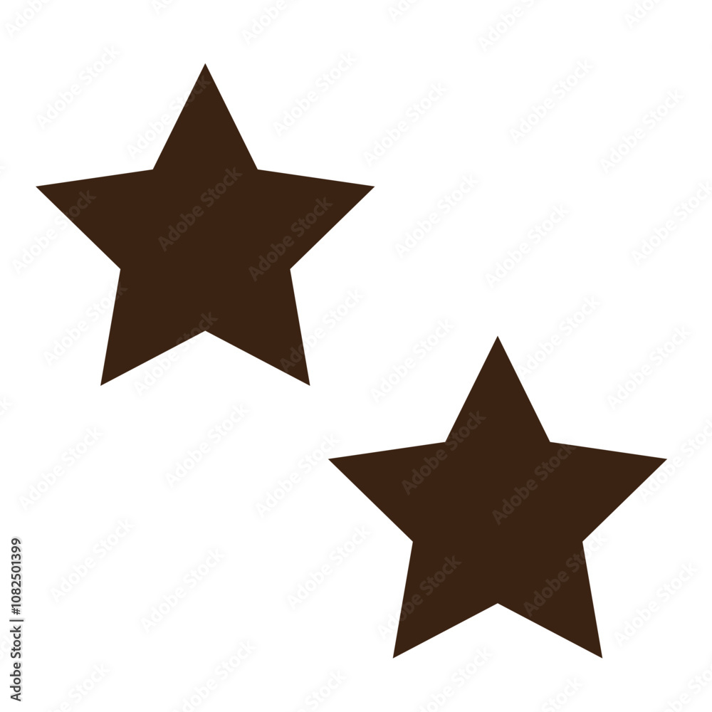 Fototapeta premium Star Icon set. rating icon vector. favourite star icon