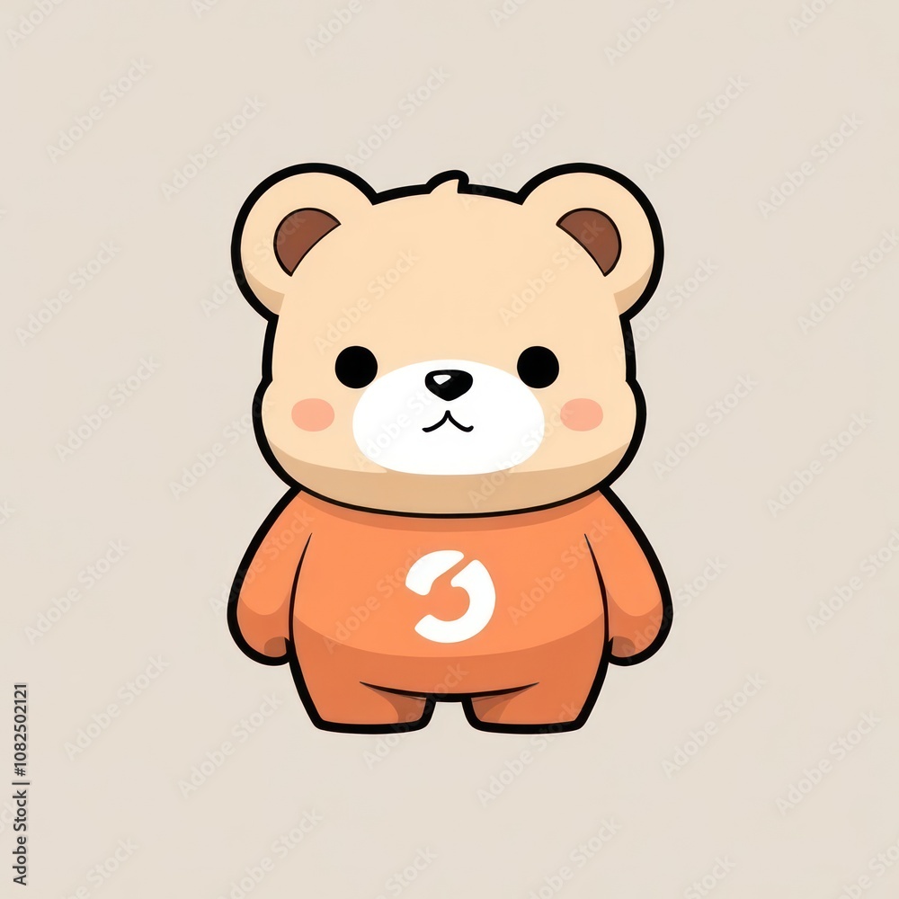 Naklejka premium cartoon bear 1