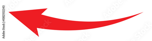 Wallpaper Mural Long arrows icon set. Vector set of trendy long arrows left and right in flat style. Replaceable vector design. Torontodigital.ca