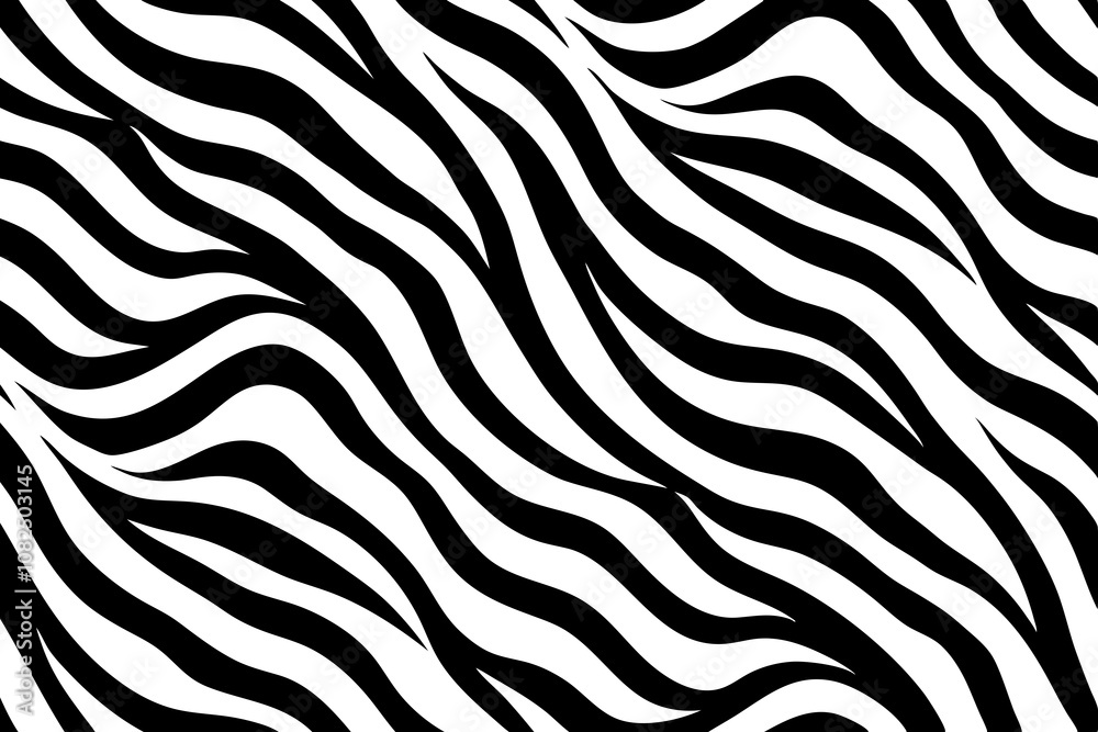 Wildlife Animal Zebra Skin Seamless Pattern Background Wildlife Animal Zebra Skin Seamless Pattern Background