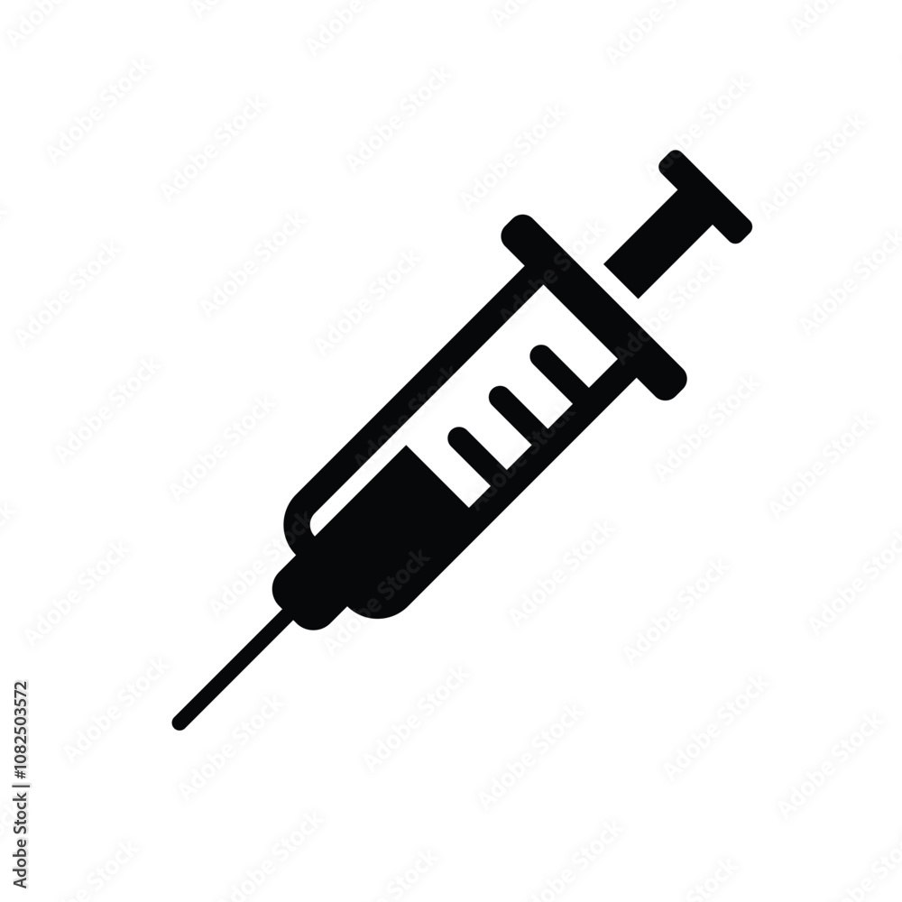 classic simple syringe needle icon symbol vector isolated on transparent background classic simple syringe needle icon symbol vector isolated on transparent background
