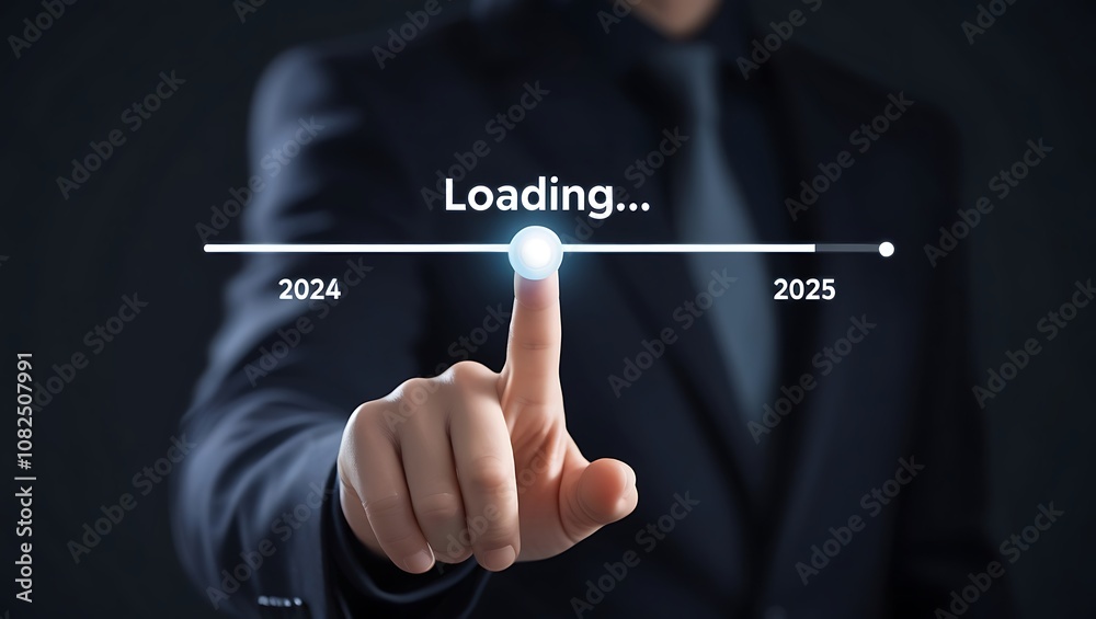 Future Progress Concept with Loading Bar for 2024 to 2025 – Business and Technology Advancements Timeline Future Progress Concept with Loading Bar for 2024 to 2025 – Business and Technology Advancements Timeline