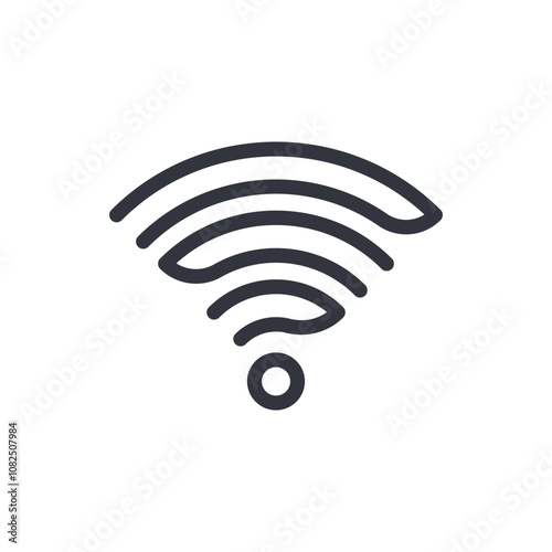 Wireless Logo Template Icon photo