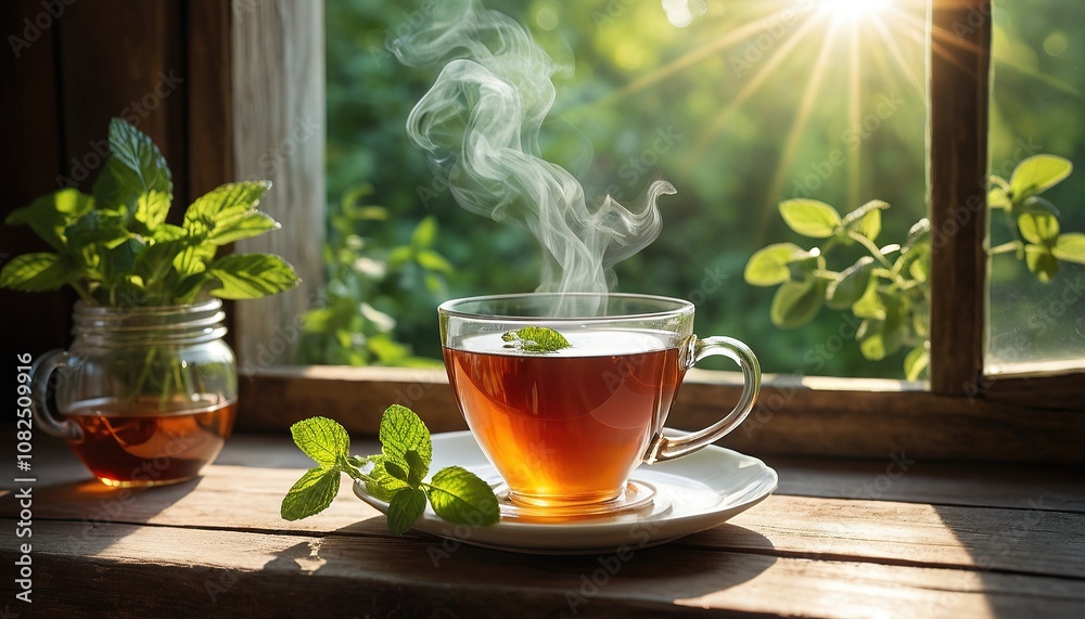 Herbal Tea by the Window Herbal Tea by the Window