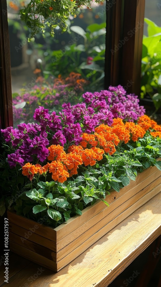 Vibrant flower display indoors. Vibrant flower display indoors.