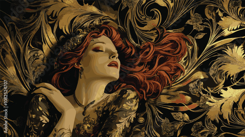 illustrationof a beauty woman