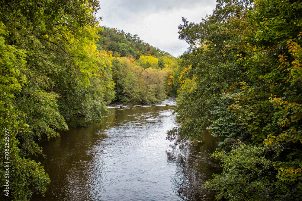 Fluss im Harz. die Bode im Herbst. Fluss im Harz. die Bode im Herbst.