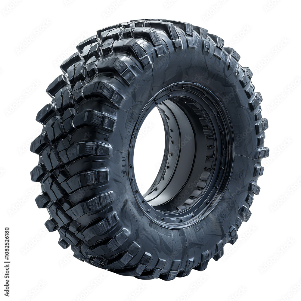 Extreme Off-Road Tire - Rugged Tread Design. Extreme Off-Road Tire - Rugged Tread Design.