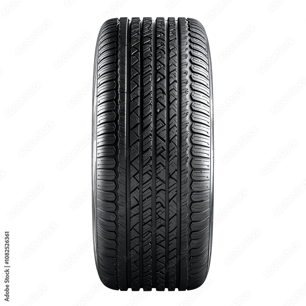 Close-up of a New Car Tire. Close-up of a New Car Tire.