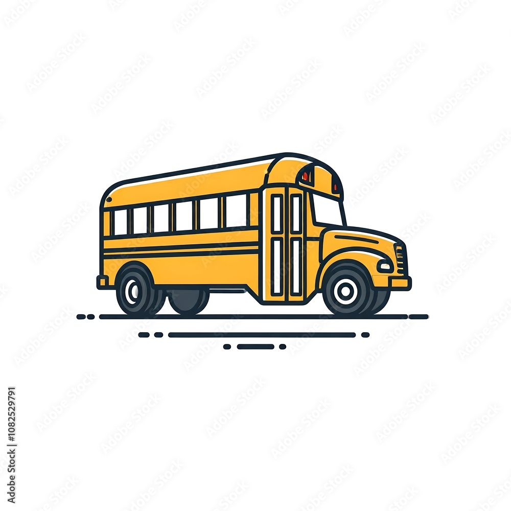 school bus isolated on white school bus isolated on white