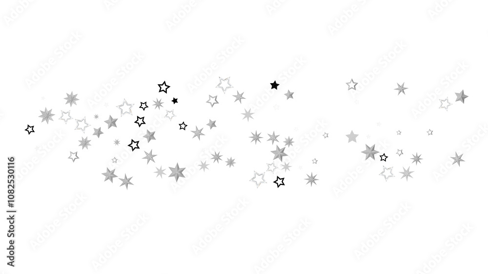 A beautiful abstract background with shimmering silver stars against a black backdrop. A beautiful abstract background with shimmering silver stars against a black backdrop.