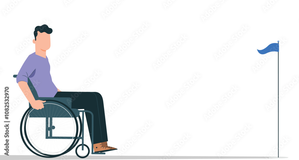 Disabled career path for disability person with disability career awareness in wheel chair and disables career destination job performance of handicapped.Focused on wheelchair-accessible jobs. Disabled career path for disability person with disability career awareness in wheel chair and disables career destination job performance of handicapped.Focused on wheelchair-accessible jobs.