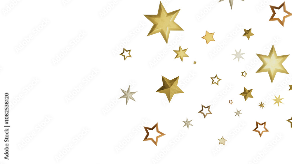 A collection of golden stars scattered on a black background. The stars are of various sizes and have a subtle glitter effect. A collection of golden stars scattered on a black background. The stars are of various sizes and have a subtle glitter effect.