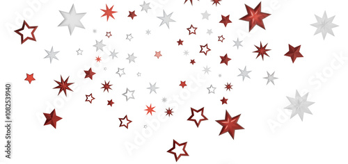 Abstract design of red and ...