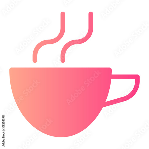 coffee breaks gradient icon