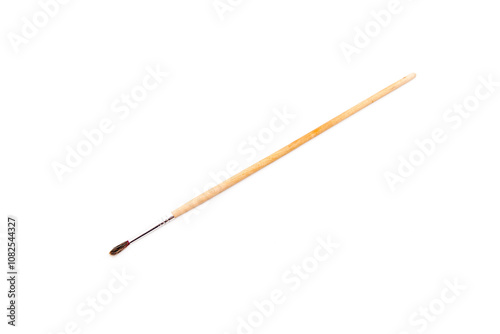 Wallpaper Mural a small, thin, natural paint brush. Torontodigital.ca