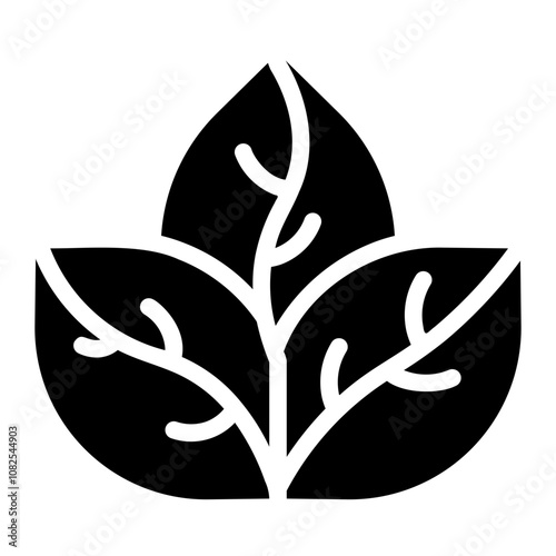 leaves glyph icon