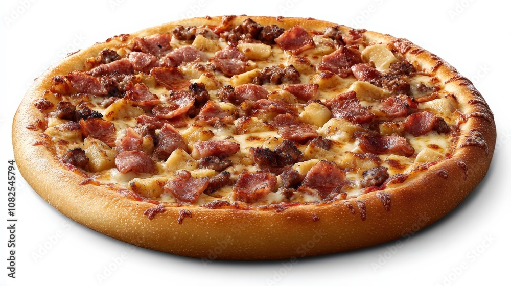 Delicious Loaded Meat Pizza with Toppings Delicious Loaded Meat Pizza with Toppings