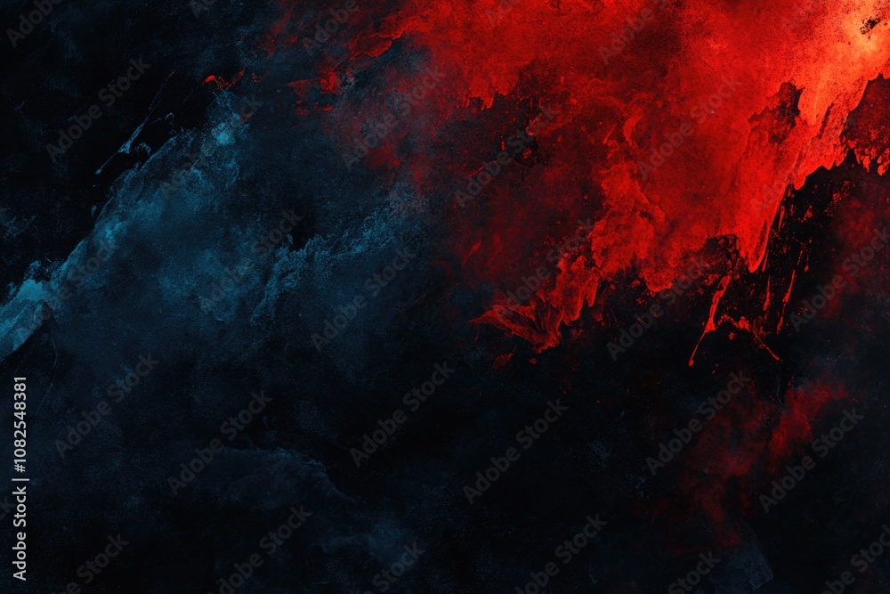 Fototapeta premium Red and Black Background Close Up