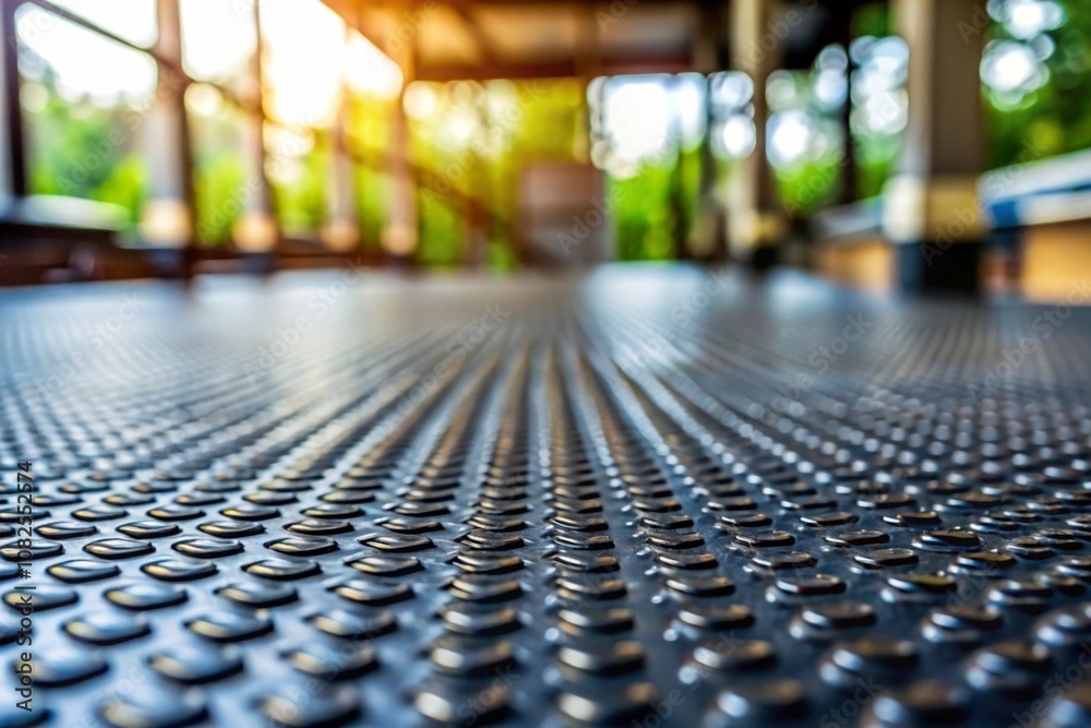 Fototapeta premium Closeup of a sleek plastic floor 
