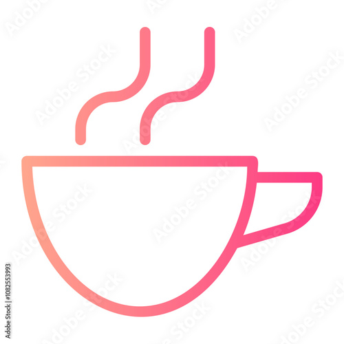 coffee breaks gradient icon