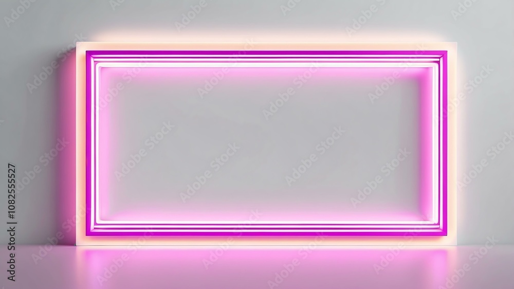 neon marquee lights border frame on white background neon marquee lights border frame on white background