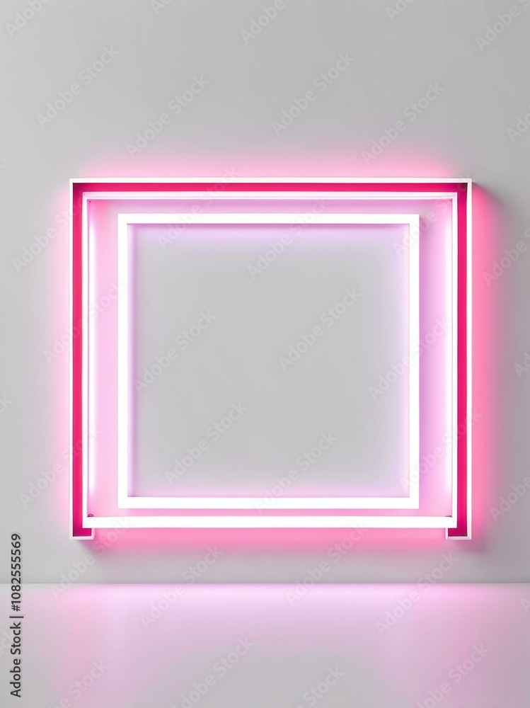 neon marquee lights border frame on white background neon marquee lights border frame on white background