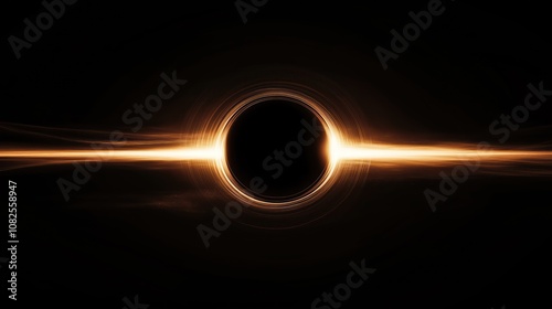 Fototapeta Naklejka Na Ścianę i Meble -  Black hole in outer space