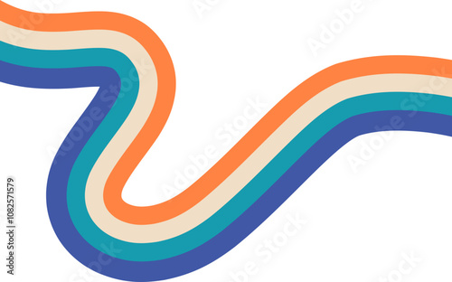 Retro Hippie Rainbow