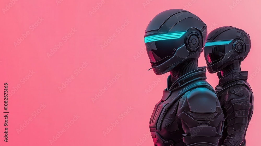 Cyber champion in futuristic armor, neonglowing suit, digital battlefield, 3D illustration Cyber champion in futuristic armor, neonglowing suit, digital battlefield, 3D illustration