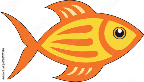 vector fish art design