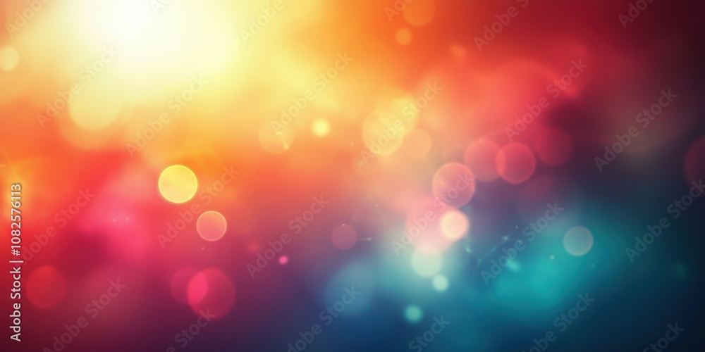 Colorful bokeh background
