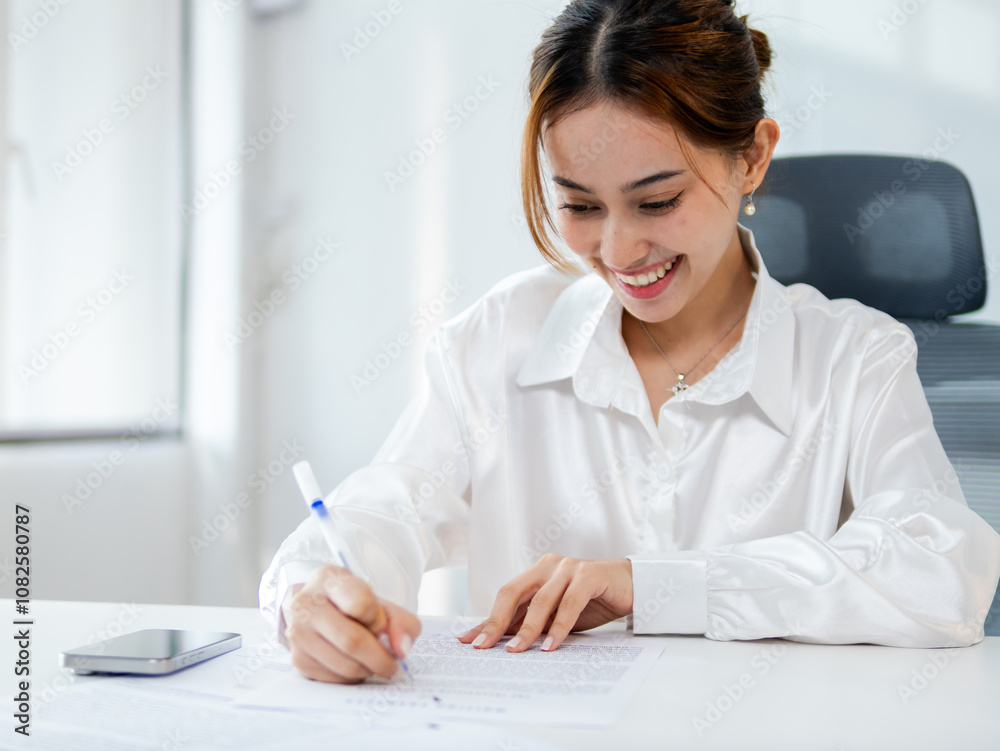 Signing important documents office space business activity bright environment close-up view professionalism and productivity Signing important documents office space business activity bright environment close-up view professionalism and productivity