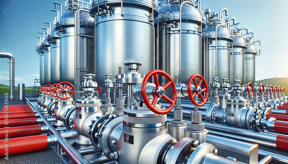 A maze of pipes and valves symbolizing complexity and industry.
A maze of pipes and valves symbolizing complexity and industry.