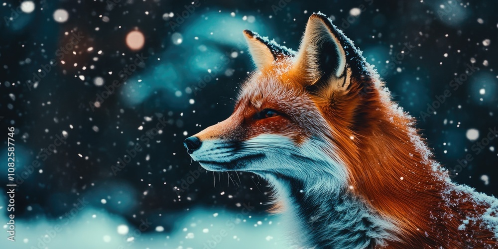 Fox in a Snowstorm Fox in a Snowstorm
