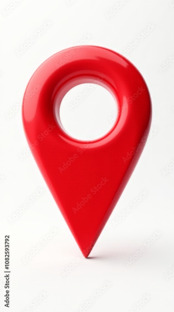 Location Marker 3D Icon Eco Friendly Navigation Design Background Location Marker 3D Icon Eco Friendly Navigation Design Background