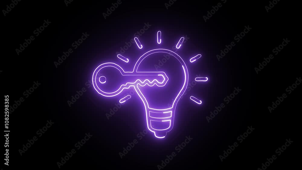 glowing neon chat icon isolated on black background with HD video and motion graphics glowing neon chat icon isolated on black background with HD video and motion graphics